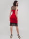 Платье в бельевом стиле красное | 6384352 | фото 3