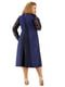 Сукня А-силуету синя | 6384382 | фото 3