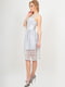 Сукня А-силуету сріблястого кольору | 6384383 | фото 3