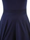 Платье А-силуэта синее | 6384434 | фото 5