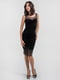 Сукня у білизняному стилі чорна | 6384475 | фото 3