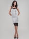 Сукня у білизняному стилі сріблястого кольору | 6384509