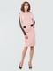Сукня-футляр рожева | 6384670 | фото 2