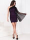 Платье фиолетово-черное | 6384680 | фото 3