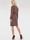 Сукня-футляр коричнева | 6384814 | фото 3