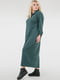 Сукня А-силуету зелена | 6384816 | фото 2