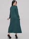 Платье А-силуэта зеленое | 6384958 | фото 3