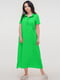 Платье А-силуэта светло-зеленое | 6384980 | фото 3