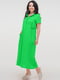 Платье А-силуэта светло-зеленое | 6384980 | фото 4