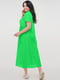 Платье А-силуэта светло-зеленое | 6384980 | фото 6