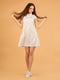 Платье-рубашка белое в принт | 6547949 | фото 6