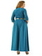 Сукня А-силуету кольору морської хвилі | 6547951 | фото 3