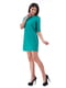 Сукня А-силуету бірюзового кольору | 6547959 | фото 3