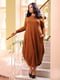 Сукня А-силуету теракотового кольору | 6547971 | фото 4