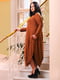 Сукня А-силуету теракотового кольору | 6547971 | фото 5