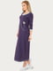 Сукня А-силуету фіолетова | 6547977 | фото 2