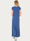 Сукня А-силуету синя | 6547986 | фото 3