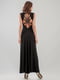 Платье А-силуэта черное | 6547991 | фото 3
