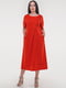Льняное платье красного цвета | 6548026 | фото 2