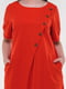 Льняна сукня червоного кольору | 6548026 | фото 4