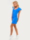 Платье А-силуэта голубое | 6548040 | фото 3