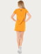Платье-футболка желтое с рисунком | 6548058 | фото 4