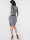 Сукня-футляр сіра з італійського трикотажу | 6548093 | фото 3