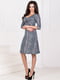 Сукня А-силуету сіро-фіолетова | 6548103 | фото 2
