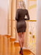 Сукня-футляр коричнева | 6548121 | фото 4