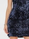 Платье с пайетками синее | 6548141 | фото 4