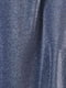 Платье серебристо-синее с черной отделкой | 6548146 | фото 4