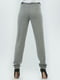 Вузькі штани сірого кольору в смужку | 6548176 | фото 5