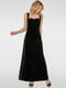 Вечернее платье черное из  бархата | 6548179 | фото 2