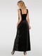 Вечернее платье черное из  бархата | 6548179 | фото 6