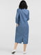 Сукня-сорочка блакитна з легкого деніму | 6548185 | фото 3