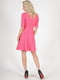 Сукня А-силуету рожева | 6548207 | фото 3