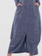 Сукня із трикотажного полотна кольору джинс | 6548232 | фото 4