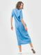 Платье-футболка голубое | 6548240 | фото 4