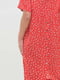 Сукня червона з принтом зі штапелю | 6548281 | фото 4