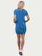 Платье-футболка голубое | 6548342 | фото 4