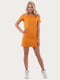 Платье-футболка оранжевое | 6548353 | фото 2