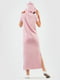 Платье-худи розовое | 6548395 | фото 4