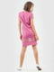 Платье-футболка розовое с декором | 6548426 | фото 2