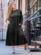 Платье А-силуэта черное | 6548499 | фото 4