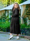 Платье А-силуэта черное | 6548499 | фото 5