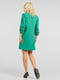 Сукня А-силуету зелена з мереживом | 6548506 | фото 3