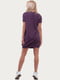 Платье-футболка фиолетовое | 6548580 | фото 4
