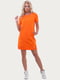 Платье-футболка оранжевое | 6548627 | фото 2