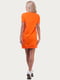 Платье-футболка оранжевое | 6548627 | фото 4
