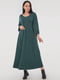 Платье зеленое из вискозного трикотажа | 6548640